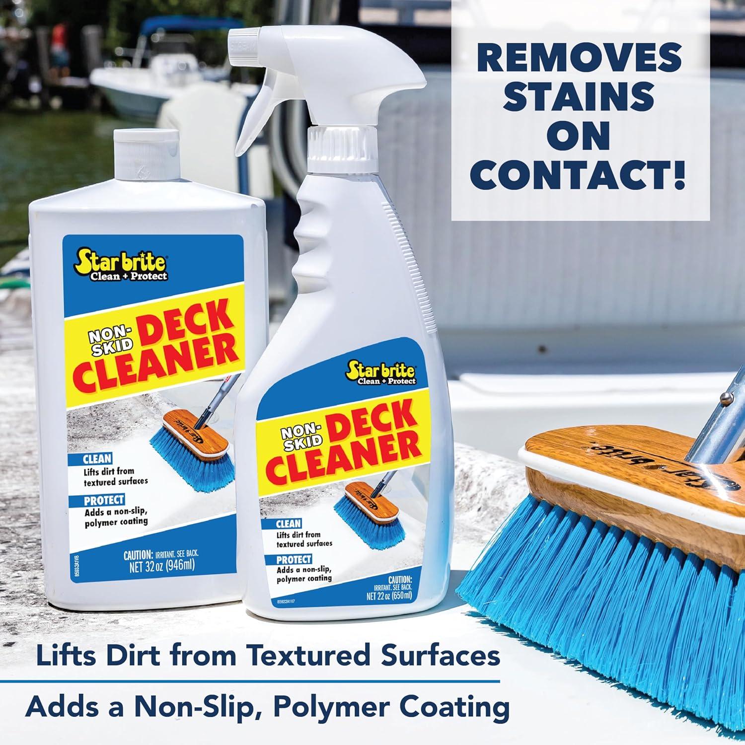 image:imageSTAR BRITE NonSkid Deck Cleaner amp Protectant Ultimate Boat Deck Wash Protects Against Future Stains amp UV Ideal for Fiberglass Vinyl Plastic Painted amp Metal Surfaces128 OZ Gallon