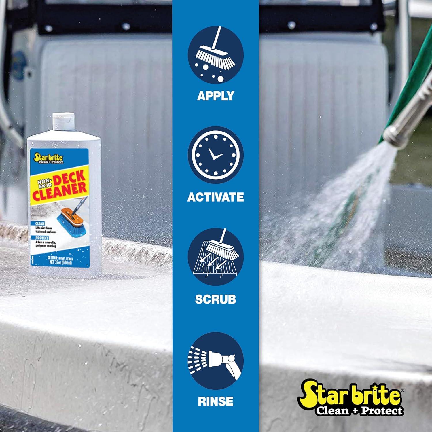 image:imageSTAR BRITE NonSkid Deck Cleaner amp Protectant Ultimate Boat Deck Wash Protects Against Future Stains amp UV Ideal for Fiberglass Vinyl Plastic Painted amp Metal Surfaces128 OZ Gallon