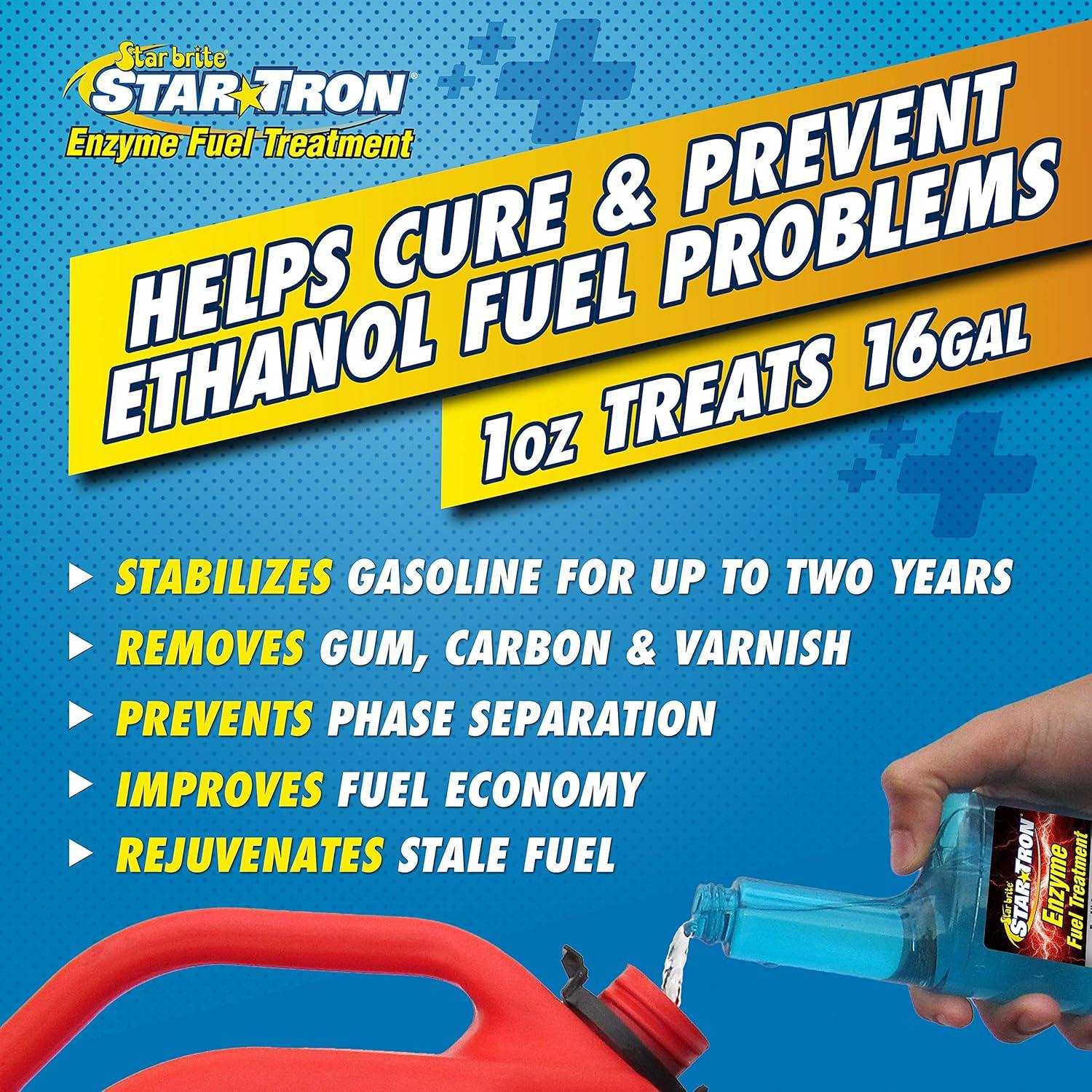 image:imageStar brite Star Tron Gasoline Additive 8 oz32 Fl oz Standard Packaging
