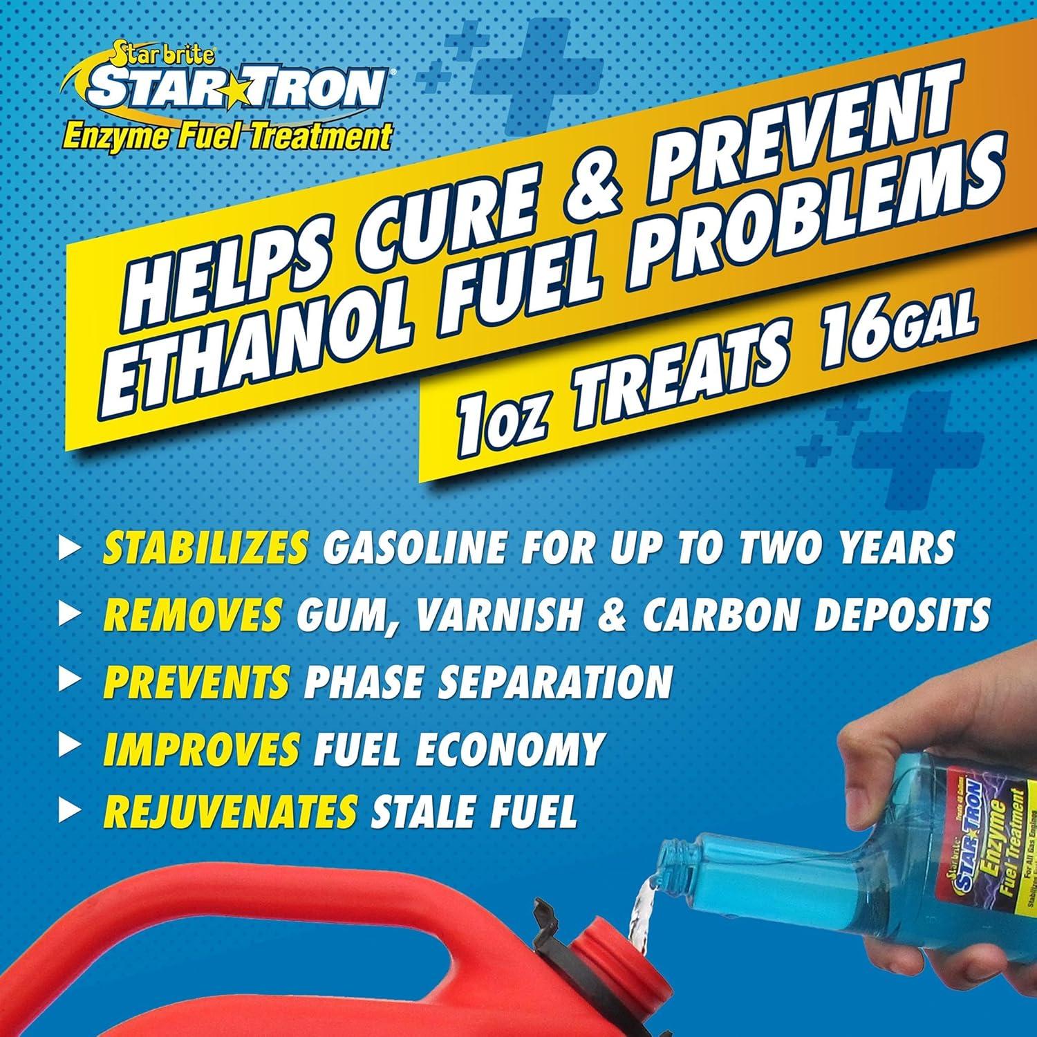 image:imageStar brite Star Tron Gasoline Additive 8 oz8oz Standard Packaging