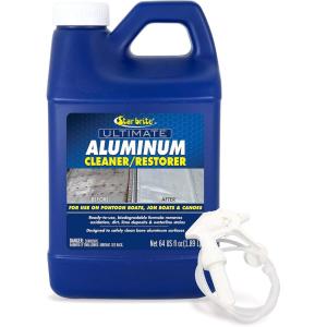 image:imageSTAR BRITE 87764 Ultimate Aluminum Cleaner amp Restorer  Safely Clean Pontoon Boats Jon Boats amp Canoes 64 oz64 Oz With Sprayer