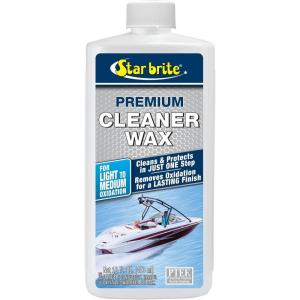 image:imageSTAR BRITE OneStep Cleaner Wax with UV Protection  Removes Chalk amp Oxidation from Fiberglass Metals amp Painted Surfaces16 Ounce
