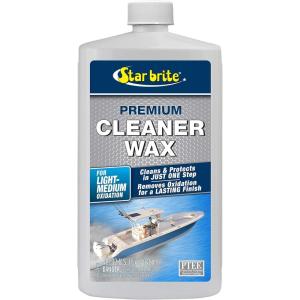 image:imageSTAR BRITE OneStep Cleaner Wax with UV Protection  Removes Chalk amp Oxidation from Fiberglass Metals amp Painted Surfaces32 Ounce