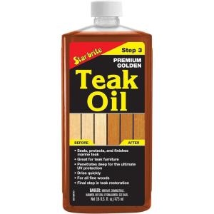image:imageSTAR BRITE Premium Golden Teak Oil 16 Oz Sealer Preserver amp Finish for Outdoor Teak amp Other Fine Woods 085116PW16 Ounce