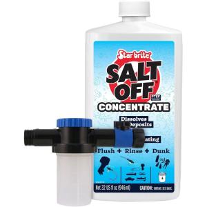 image:imageSTAR BRITE Salt Off Kit  Applicator amp 32 OZ Concentrate for Marine Engine Flush amp Salt Removal on Boats Trailers Fishing Gear Dive Equipment and More32 OZ Kit