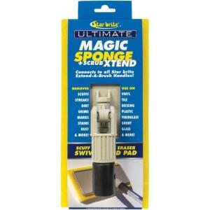 image:imageSTAR BRITE Ultimate Magic Sponge  Boat Scuff Eraser Melamine Scrubber with Reinforced Core  2 Pack 041000Magic Sponge Scrub XTEND Head