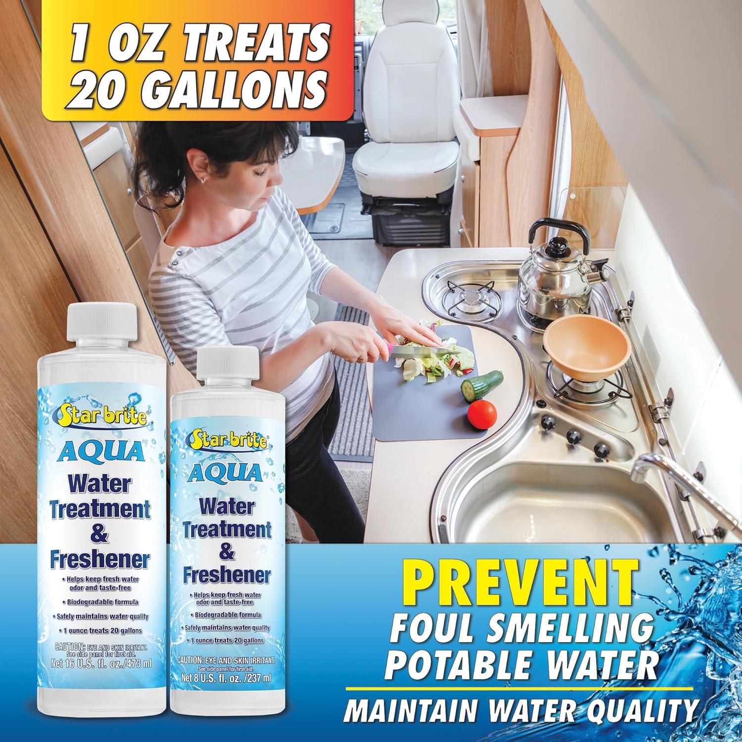 image:imageSTAR BRITE Aqua Water Freshener Treat amp Maintain Superior Fresh Tasting Drinking Water in Boats RVs amp Potable SystemsWater Treatment 16 OZ