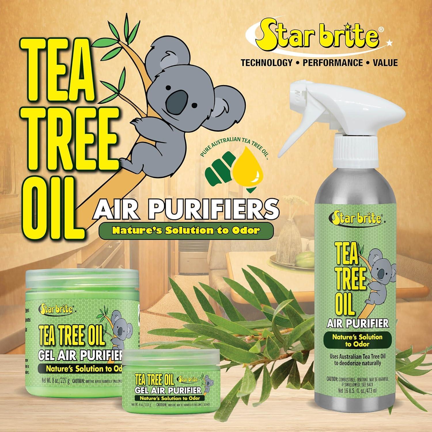 image:imageSTAR BRITE Australian Tea Tree Oil Gel Air Purifier Tub Odor Eliminator for Boats RVs Autos Bathrooms amp Offices96508 8 oz
