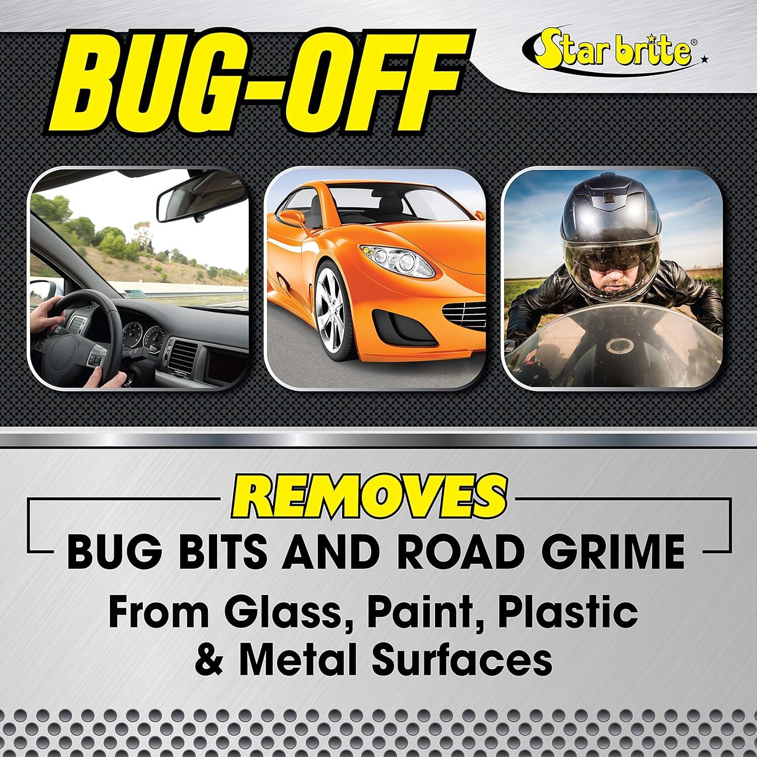 image:imageSTAR BRITE BugOff Bug Bit amp Road Grime Remover for Cars Trucks Motorcycles RVs Excellent for Glass Paint Plastic amp Metal