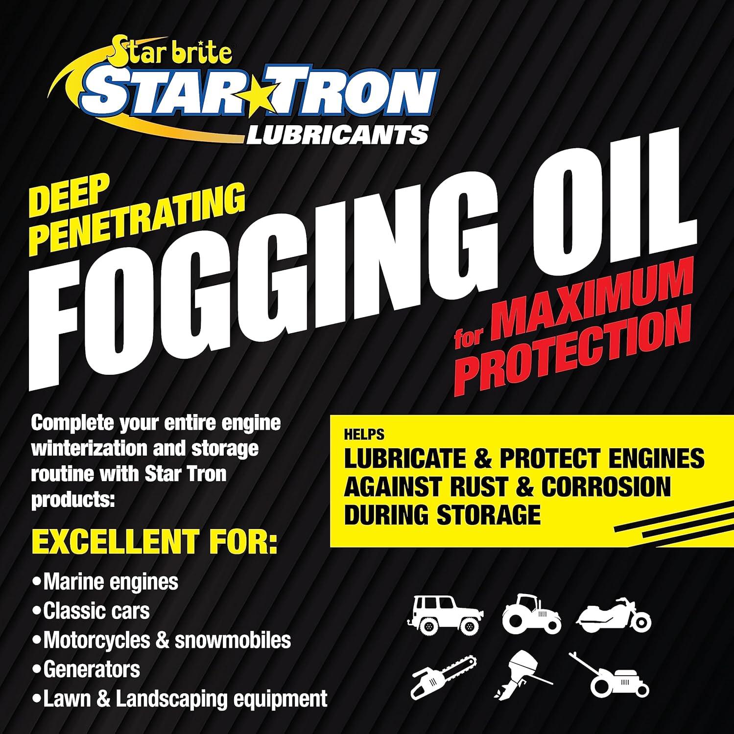 image:imageSTAR BRITE Fogging Oil Professional Grade Maximum Protection for All Engines in Seasonal or LongTerm Storage12 Pack
