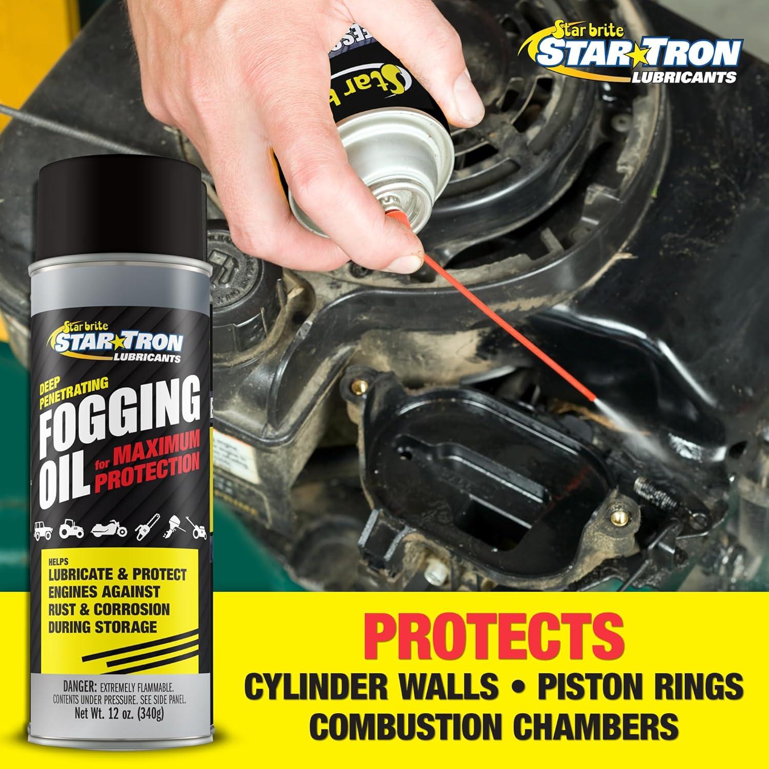 image:imageSTAR BRITE Fogging Oil Professional Grade Maximum Protection for All Engines in Seasonal or LongTerm Storage12 Pack