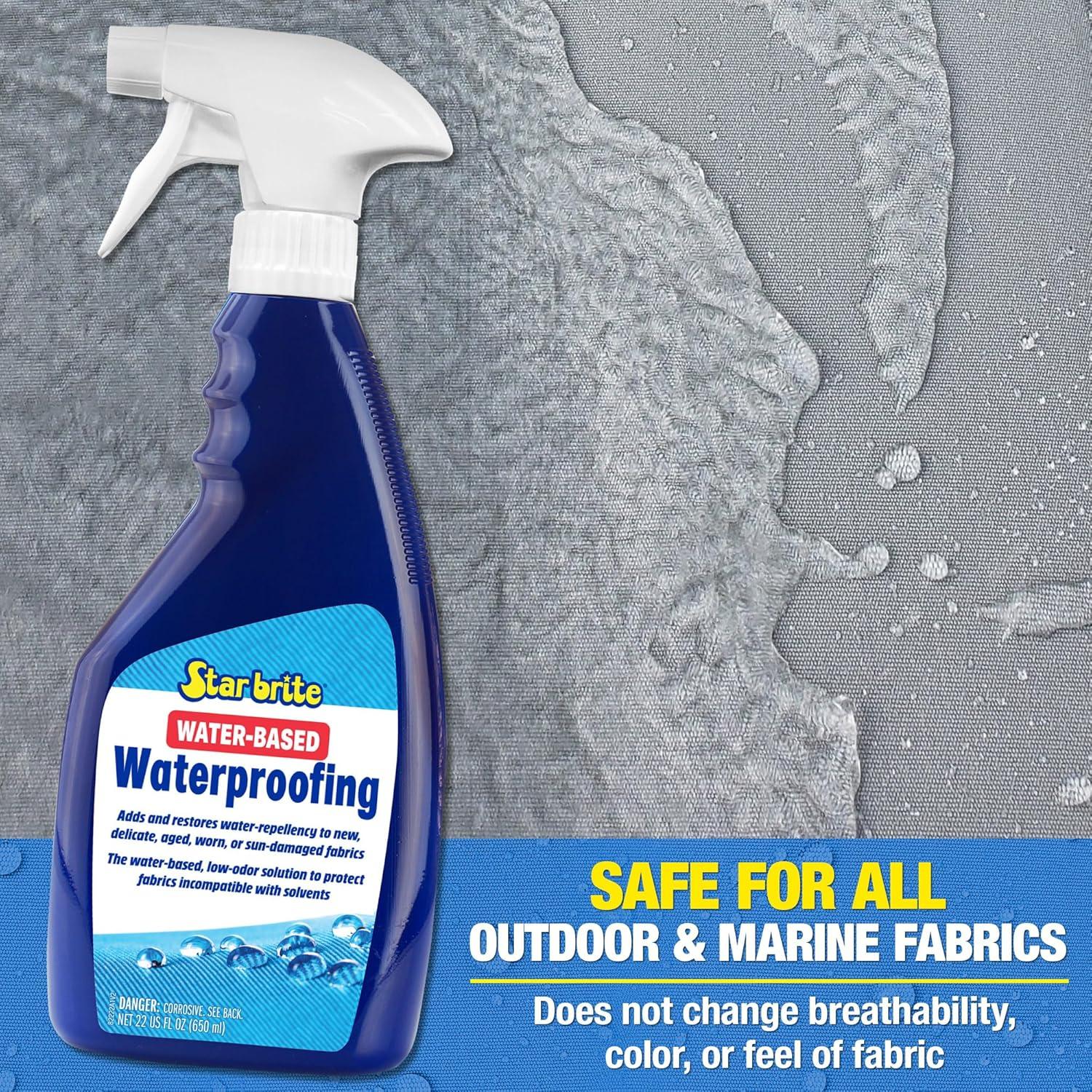 image:imageSTAR BRITE LowOdor WaterBased Waterproofing Adds And Restores WaterRepellency And UV Protection To New Delicate Aged Worn Or SunDamaged Fabrics22 Oz Spray