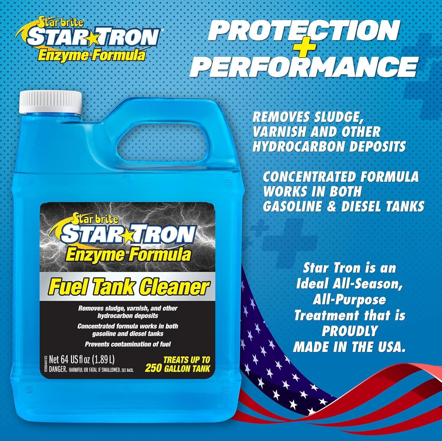 image:imageSTAR BRITE Star Tron Fuel Tank Cleaner Remove Sludge Varnish amp Other Deposits Rejuvenate Old Stale Fuel Concentrated Formula Works In Gas Tanks amp Diesel Tanks 1 GAL 09360064 Ounce