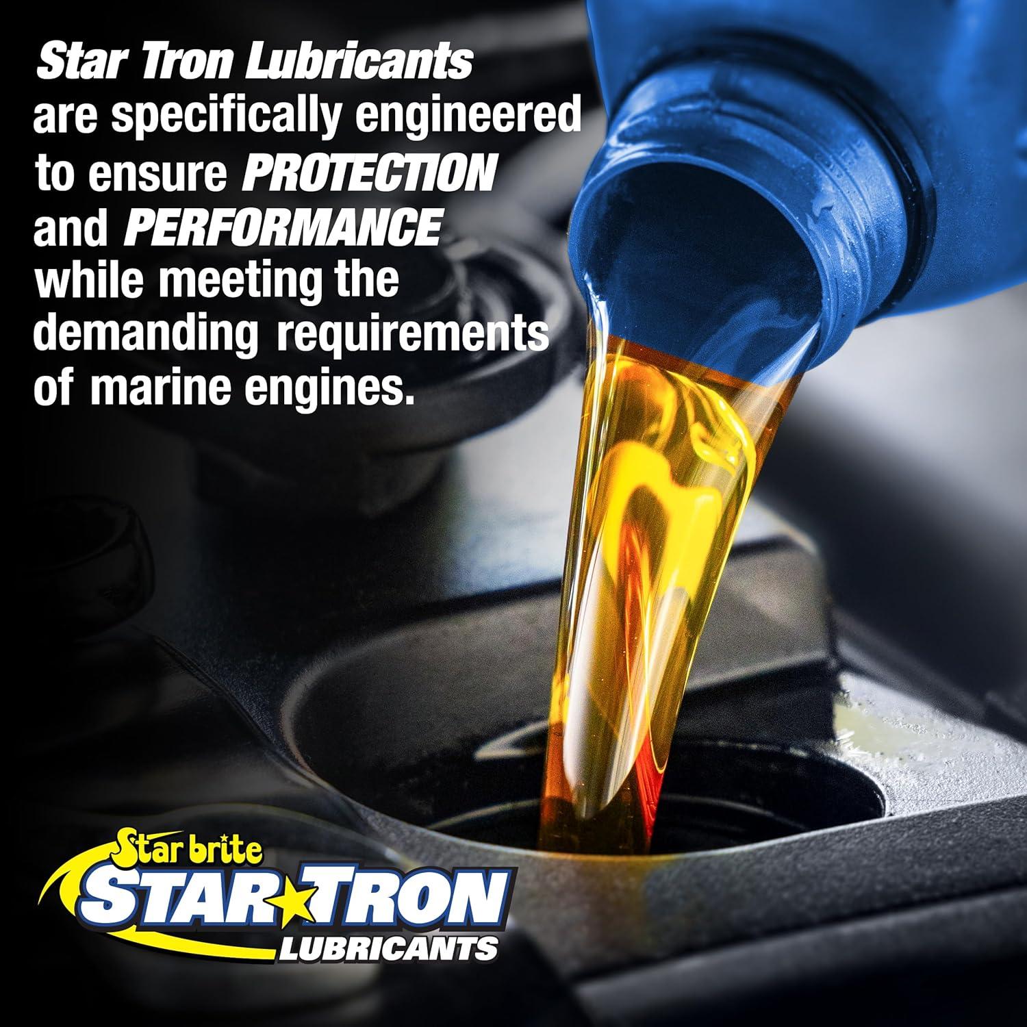 image:imageSTAR BRITE Star Tron Premium 4 Stroke Marine Oil 10W30 Synthetic Blend Engine Oil for Outboards Gasoline Inboards amp Stern Drives NMMA FCW Certified 1 GAL 02810010w40