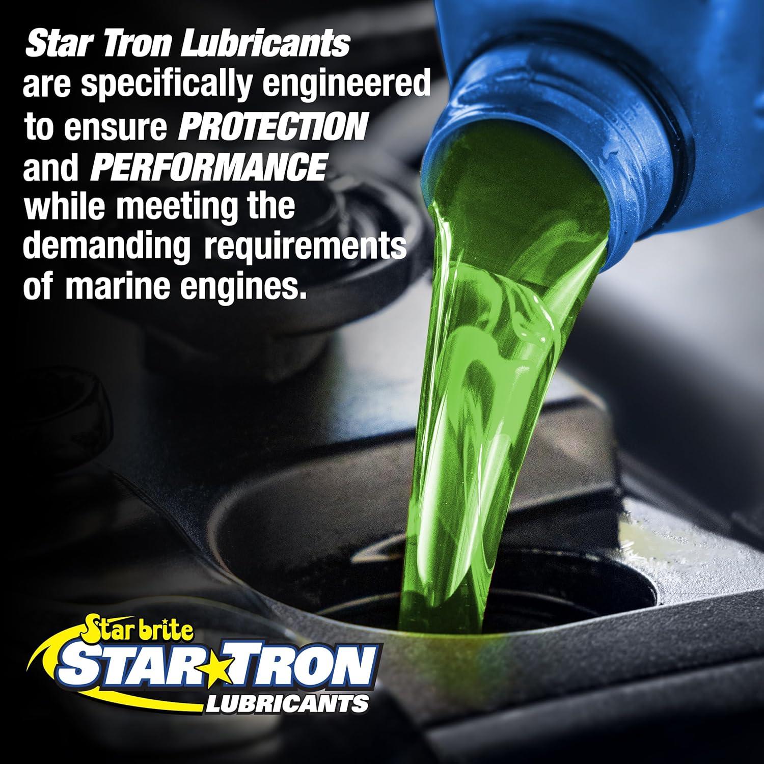 image:imageSTAR BRITE Super Premium 2Cycle Synthetic Blend TCW3 Engine Oil For All Makes amp Models of Outboard Motors amp Personal Watercraft Ideal for High Performance Engines32 Oz