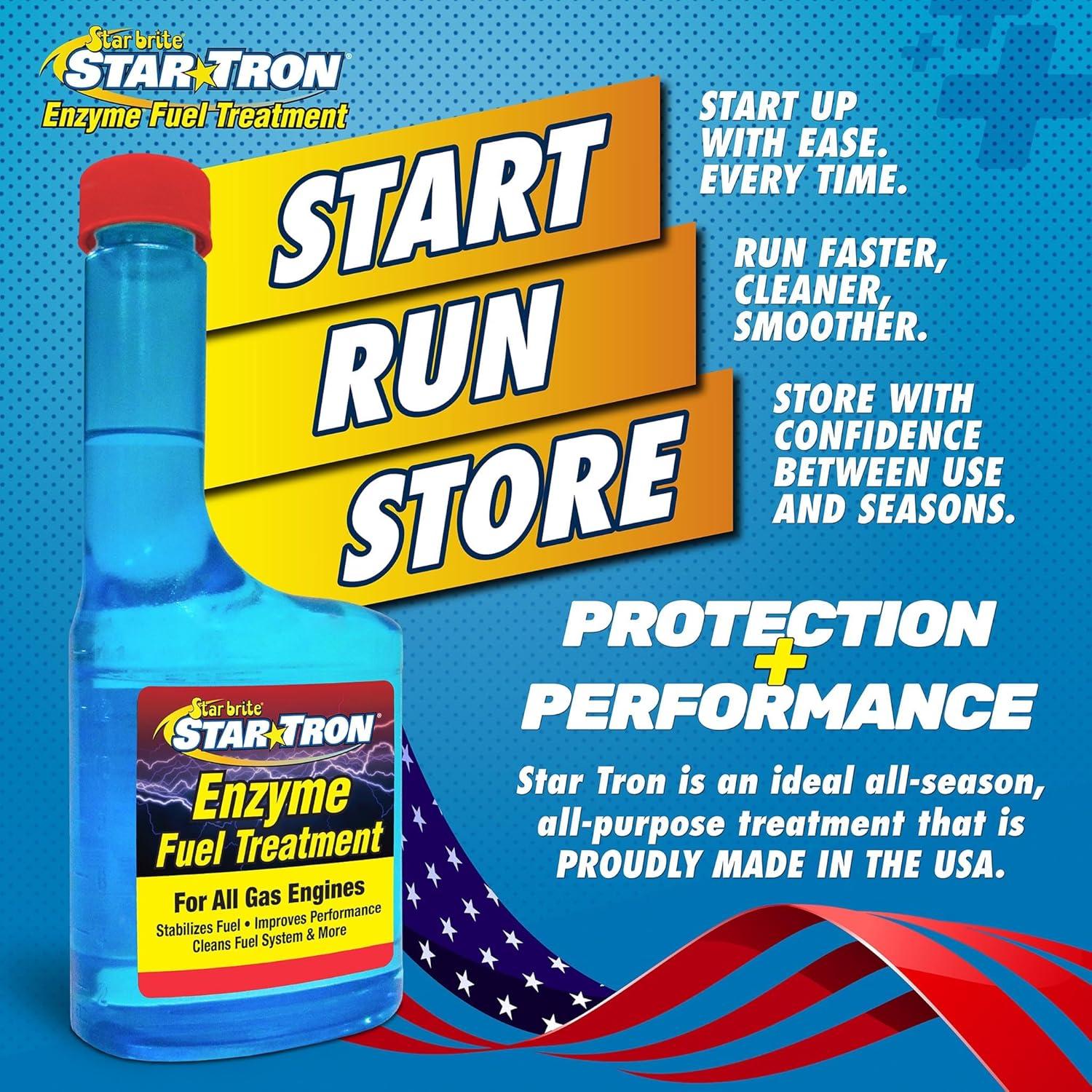 image:imageStar Tron Enzyme Fuel Treatment Small Engine Formula Gas Additive Rejuvenates amp Stabilizes Old Gasoline Cures amp Prevents Ethanol Problems16 fl oz