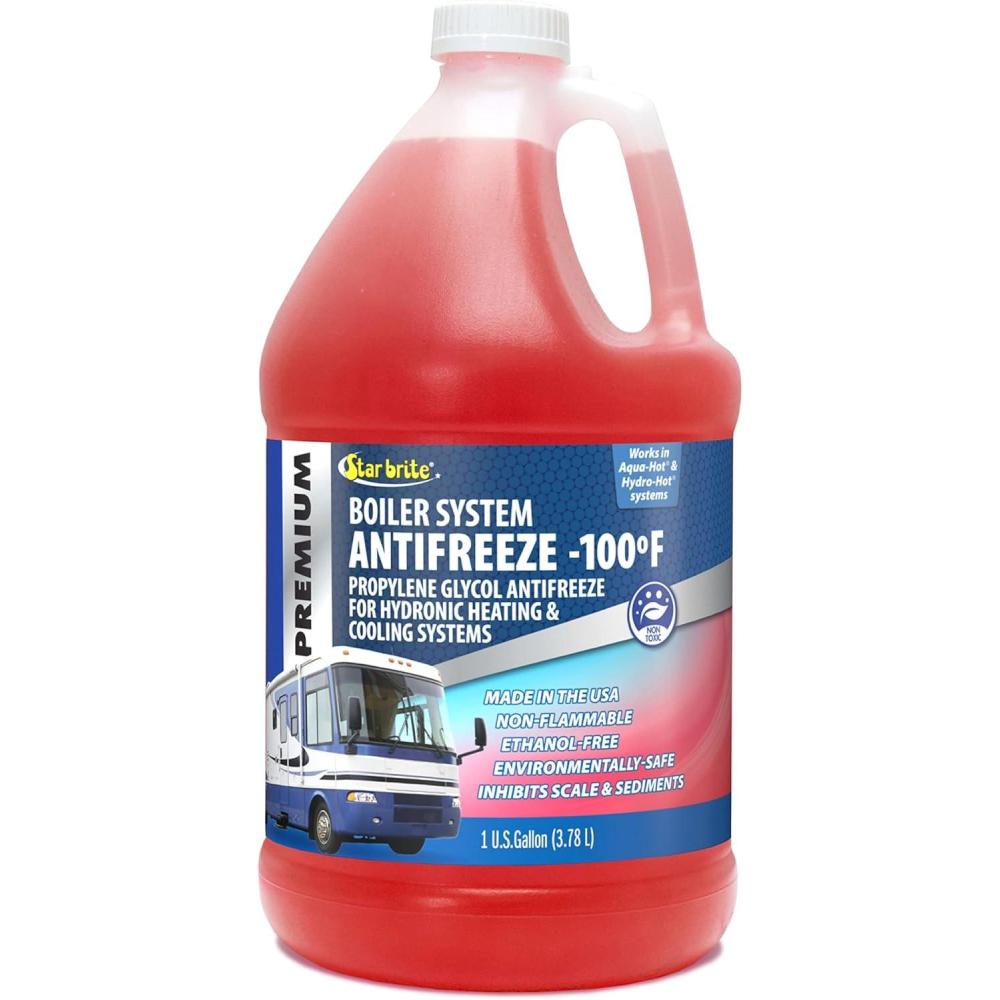 image:imageSTAR BRITE Premium 100 Boiler System Antifreeze Propylene Glycol Heating amp Cooling Fluid Made in USA 1 Gallon 032700