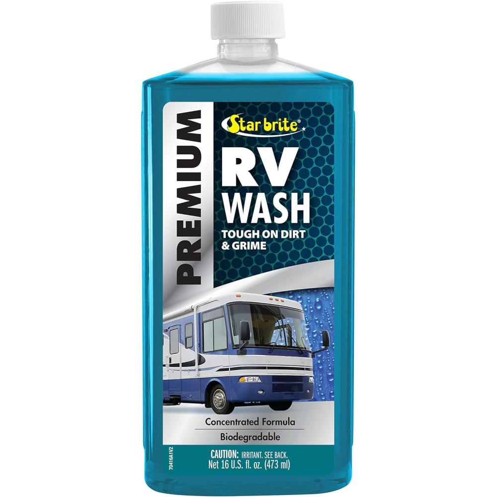 image:imageSTAR BRITE Premium RV Wash Ultimate RV Exterior Cleaner for Road Grime amp More Ideal for All Camper Surfaces 16 OZ 070416P
