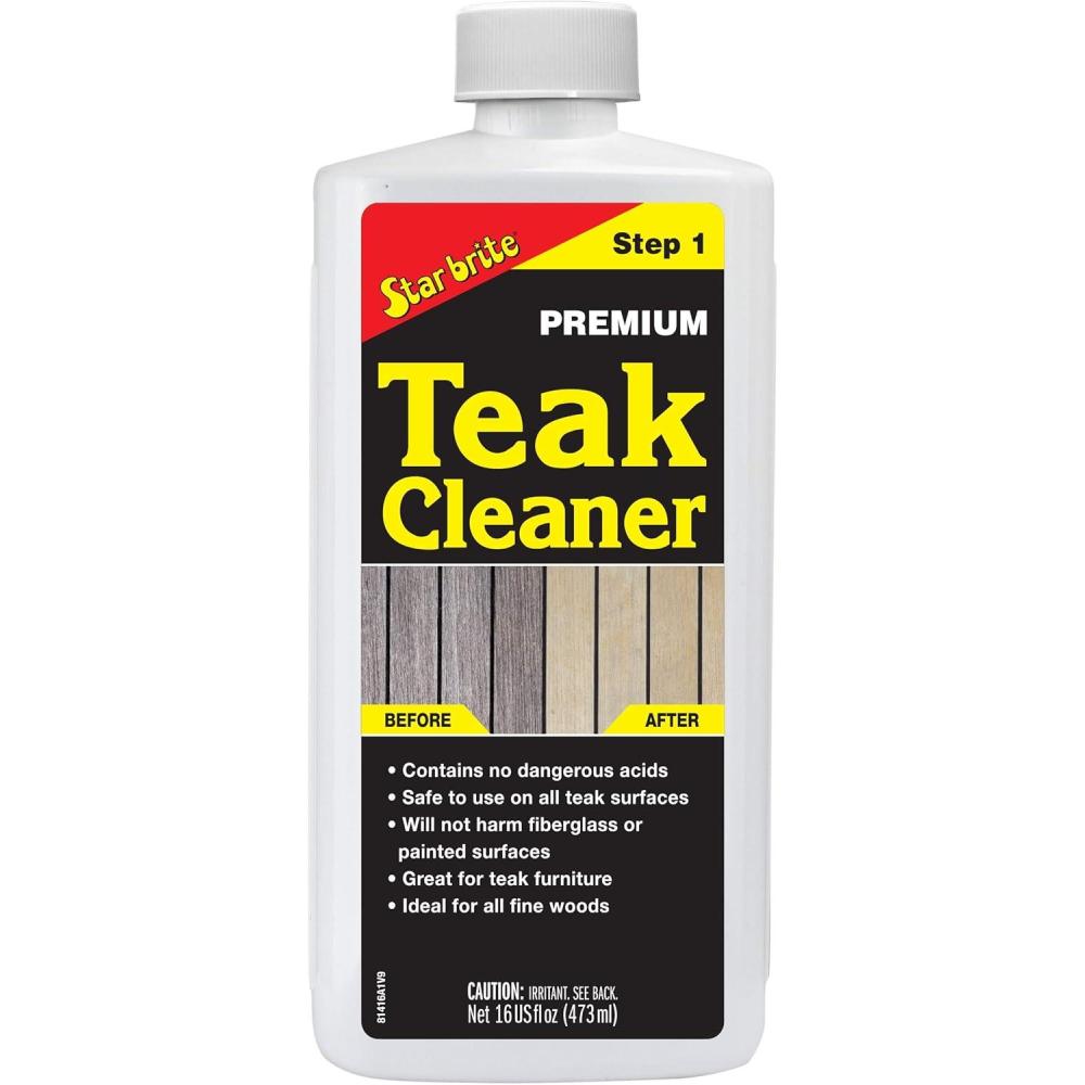 image:imageSTAR BRITE Premium Teak Cleaner Restore Renew amp Refresh Old Weathered Gray Teak Furniture amp Other Fine Woods Step 116 OZ 08141616 oz