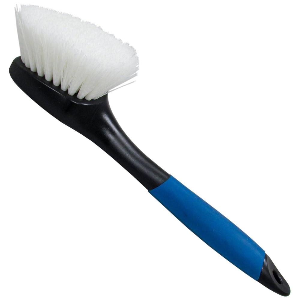 image:imageSTAR BRITE Stiff Deck Brush with Long Handle HeavyDuty MarineGrade Scrubber for Boats Decks amp HardtoReach Areas 040115