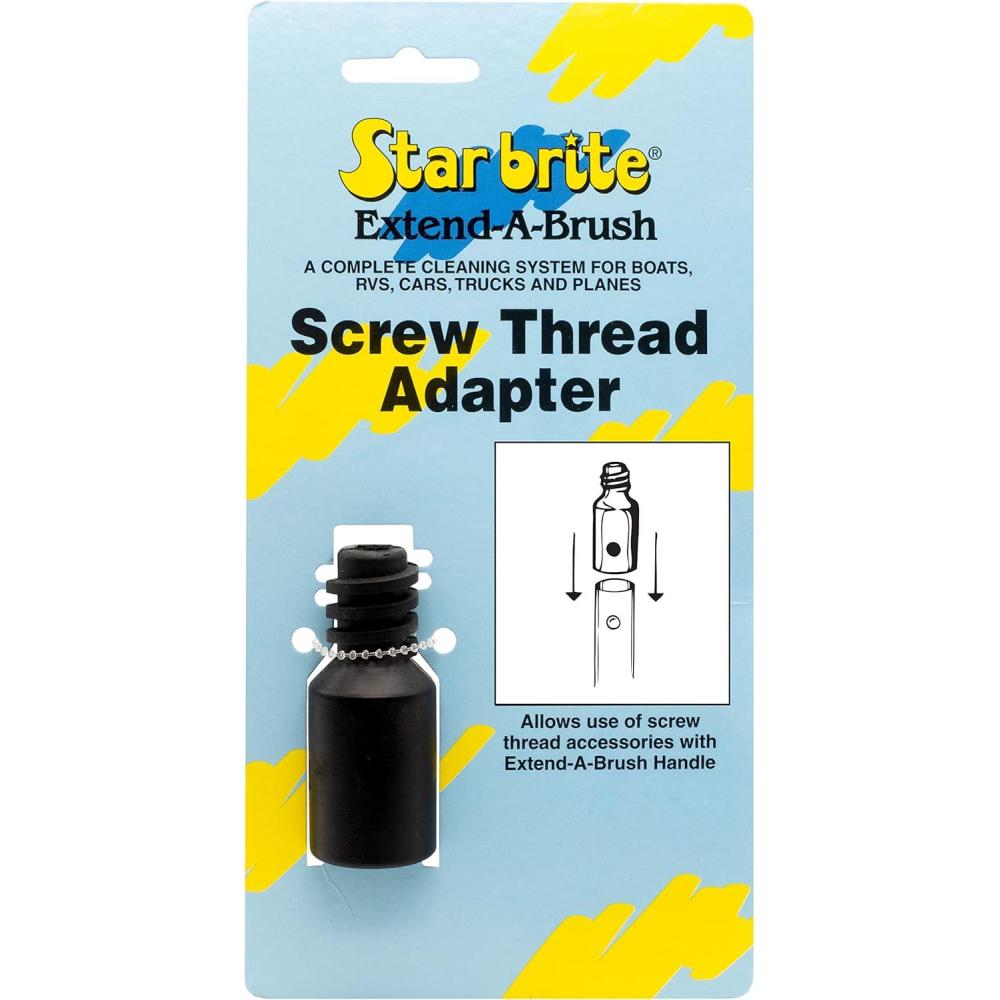 image:imageStar Brite Brush amp Handle Adapters for Shurhold amp Threaded AttachmentsThreaded Adapter