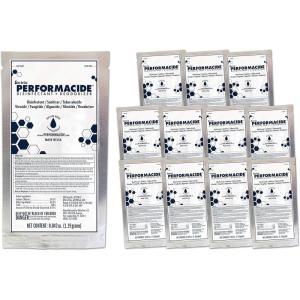 image:imagePERFORMACIDE Disinfectant  Kills COVID19 Virus in 30 Seconds  No Rinse No Wipe No Residue  Just Add Water  Gallon Kit with 3 Refill Pouches amp Sprayer 10200032 OZ 12 Pack Refill