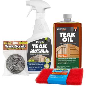 image:imageSTAR BRITE 2 STEP Teak Care Kit  Preserve the Natural Beauty of Your Teak With Our Premium Oil amp Cleaner Combo Ideal for All Fine Woods Ensuring Deep Protection amp Vibrant Color32 OZ Complete Kit