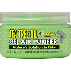 image:imageSTAR BRITE Australian Tea Tree Oil Gel Air Purifier Tub  Odor Eliminator for Boats RVs Autos Bathrooms amp Offices96504 4 oz