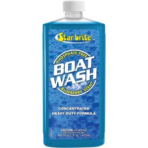 image:imageSTAR BRITE Concentrated Boat Wash  HeavyDuty NonStreak Formula for Sparkling Hulls Decks Chrome and Fittings  Fresh Blueberry Scent16 OZ Wash