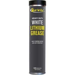 image:imageSTAR BRITE HeavyDuty White Lithium Grease  AllWeather HighPerformance Lubricant for Marine Auto and Industrial Applications 14 OZ Cartridge 026214Cartridge