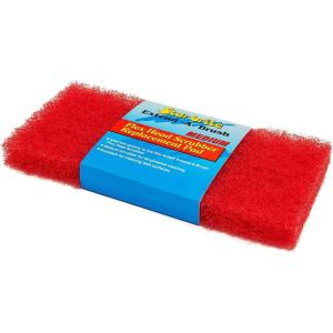 image:imageSTAR BRITE Large Scrub Pad with Flexible Head Scrubber  Medium Texture Red  Attach to Extension Handle for an Extra 310 of Reach 040124Red Scrubber Medium