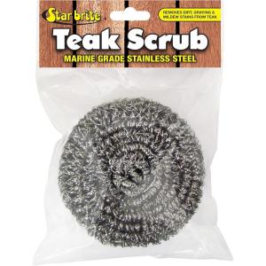 image:imageSTAR BRITE MarineGrade Stainless Steel Scrub Scouring Pad Scrubber  Refinish Wood Furniture amp Boat TeakPack of 12