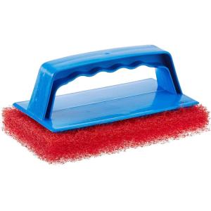 image:imageSTAR BRITE Medium Red Scrub Pad with Interchangeable Handle  Versatile Cleaning for Most Tasks Including Aluminum Restoration Teak amp Fine Wood Cleaning Red Medium 040130Medium Red