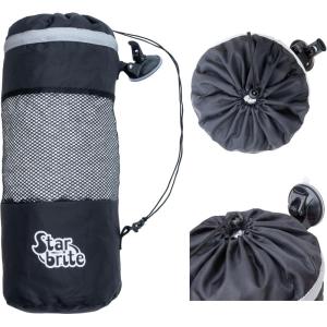 image:imageSTAR BRITE Mesh Trash Bag with Locking Suction Cup amp Litter Guard Cinch Tie  for Boats RVs Gold Carts amp Outdoor Adventures  Durable amp Washable 5 Gallon Capacity 52074