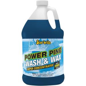 image:imageSTAR BRITE Power Pine Wash amp Wax  Concentrated Marine Grade Formula for Boats Cars amp More  Clean Shine UV Protect amp Shed Stains in One Step128 Oz Gallon