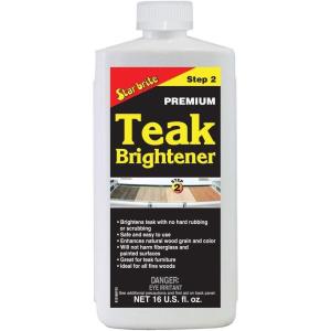image:imageSTAR BRITE Premium Teak Brightener  Enhances Natural Wood Grain amp Restores Tone amp Color While Preparing for a More Consistent Application of Teak Oil Sealer or Stain16 Ounce