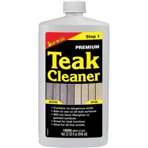 image:imageSTAR BRITE Premium Teak Cleaner  Restore Renew amp Refresh Old Weathered Gray Teak Furniture amp Other Fine Woods  Step 116 OZ 08141632 oz