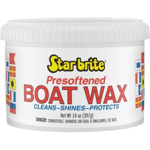 image:imageSTAR BRITE Presoftened Paste Wax  14 OZ HighGloss Shine UV Protection For Fiberglass Aluminum Chrome amp Painted Surfaces 082314