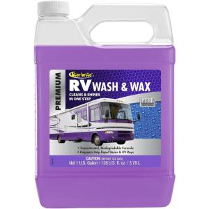 image:imageSTAR BRITE RV Wash amp Wax  OneStep Concentrated Cleaner UV Protection  Ideal for RV Camper Cleaning  16 OZ 071516P128 Oz Gallon