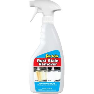 image:imageSTAR BRITE Rust Stain Remover Spray  Instantly Dissolve Corrosion Stains on Fiberglass Vinyl Fabric Metal amp Painted Surfaces  Also Removes Sprinkler Stains  22 Ounces 089222SSSpray  22 Oz 089222SS