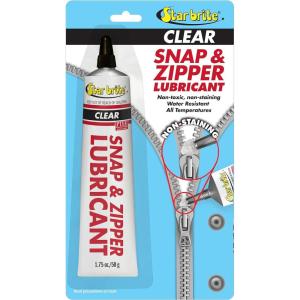 image:imageSTAR BRITE Snap amp Zipper Lubricant  Clear Nonstaining for Clothes Jeep Tops Wetsuits Dive Suits Gear Bags Coolers Biminis Cushion Covers amp More 175 OZ 089102