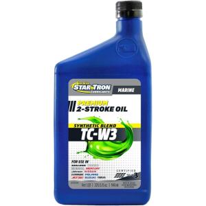 image:imageSTAR BRITE Super Premium 2Cycle Synthetic Blend TCW3 Engine Oil  For All Makes amp Models of Outboard Motors amp Personal Watercraft  Ideal for High Performance Engines32 Oz