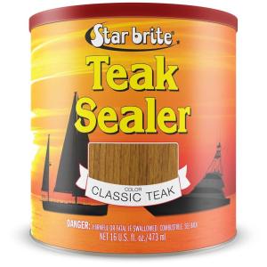 image:imageSTAR BRITE Teak Sealer  No Drip No Splash Formula  OneCoat Durable Protection for All Fine Woods  Perfect for Outdoor Furniture amp Marine Use  Classic Teak 32 OZ 088032Clear