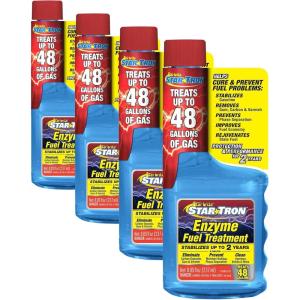 image:imageStar Tron Enzyme Fuel Treatment  Small Engine Formula  Gas Additive Rejuvenates amp Stabilizes Old Gasoline  Cures amp Prevents Ethanol Problems8 Oz Treats 48 Gallons Pack of 4