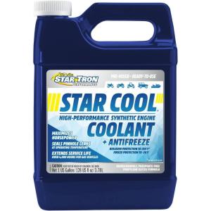 image:imageStar Tron StarCool Premium Synthetic PG Engine Coolant  Antifreeze  Propylene Glycol for Engines Motorcycles Snowmobiles amp Marine  1 GAL 0332001 Gallon