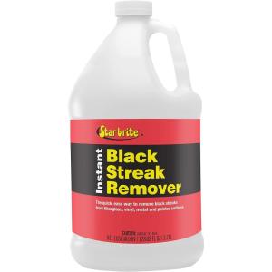 image:imageStar brite Instant Black Streak Remover  Dissolve Grease Oil Smoke amp Exhaust Stains on Fiberglass Vinyl Metal Plastic amp Painted Surfaces  Spray On Wipe Off128 Oz Gallon